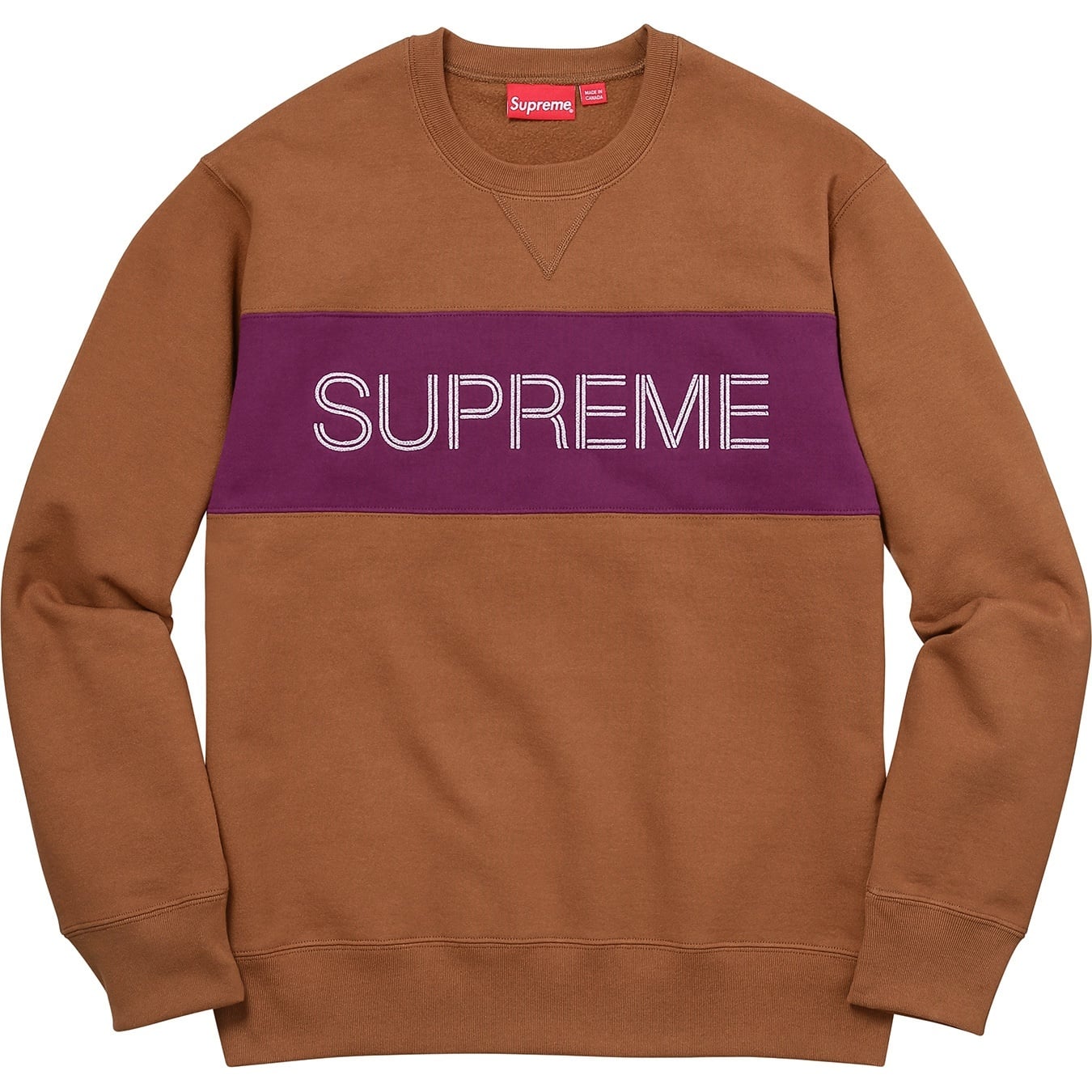 Zig Zag Stitch Panel Crewneck view 6
